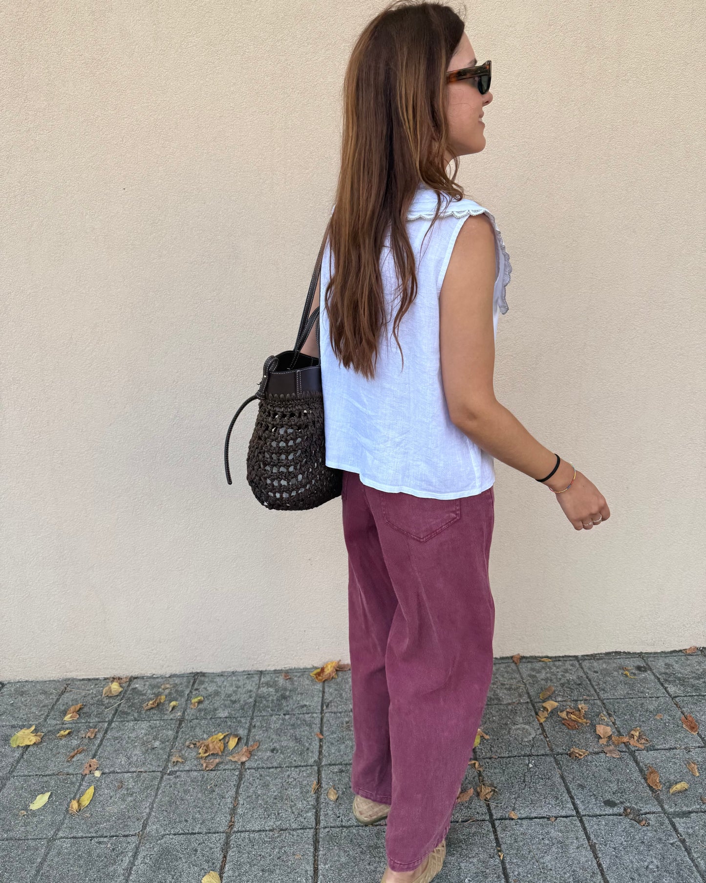 Jeans Bordeaux