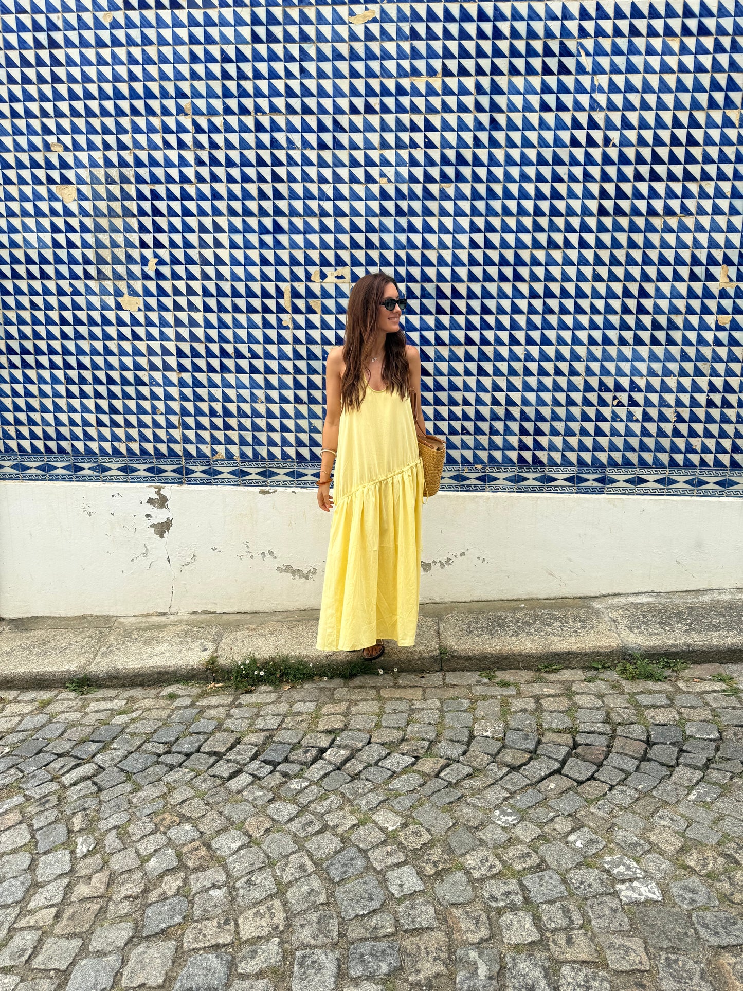 Vestido Santa Cruz - Amarelo Manteiga