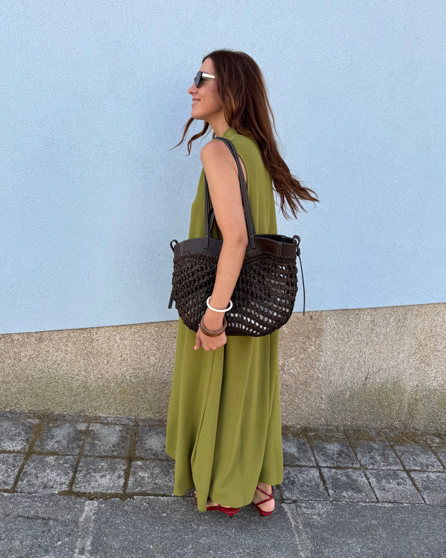 Vestido Sardinha - Verde Oliva
