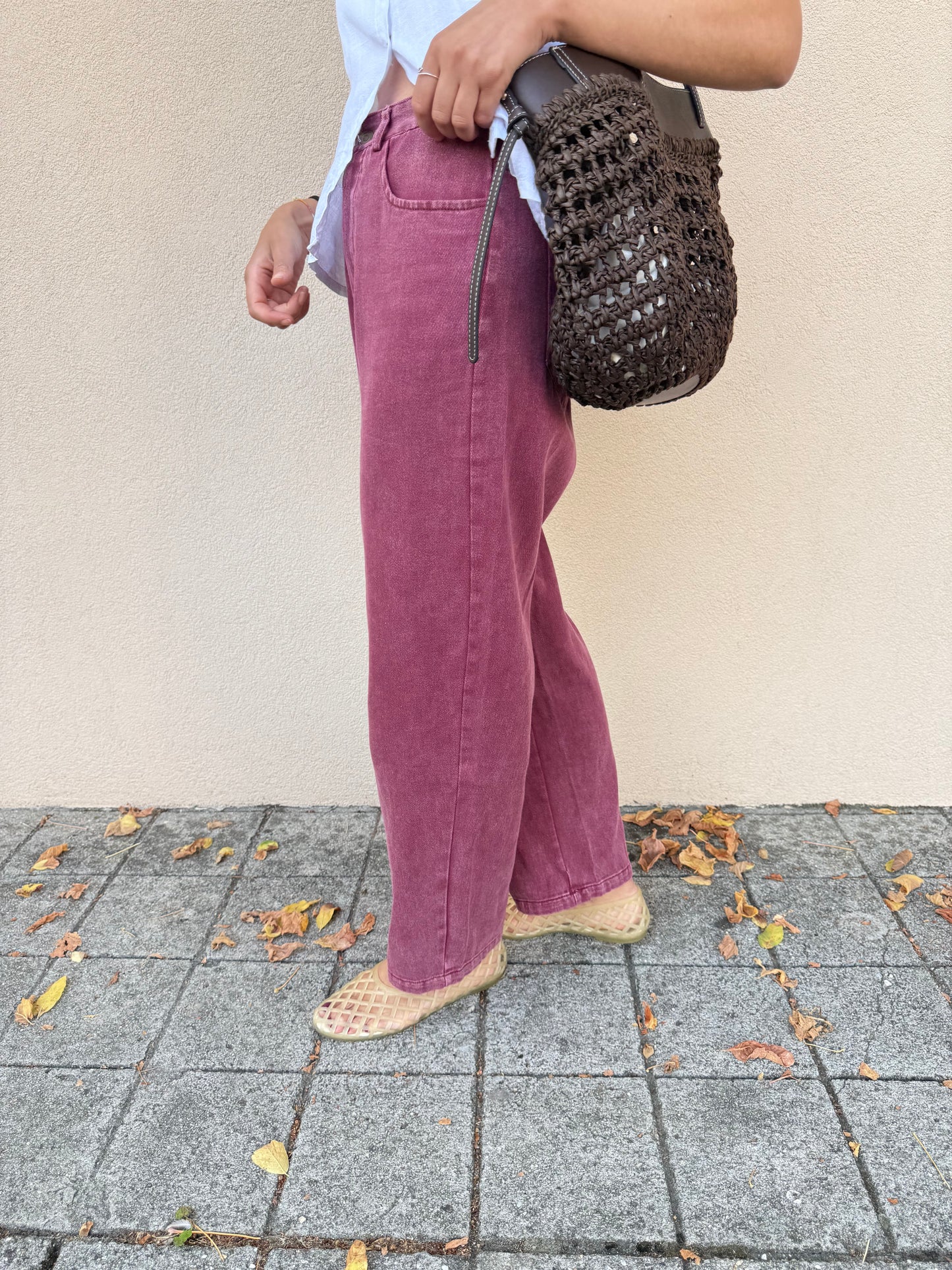 Jeans Bordeaux