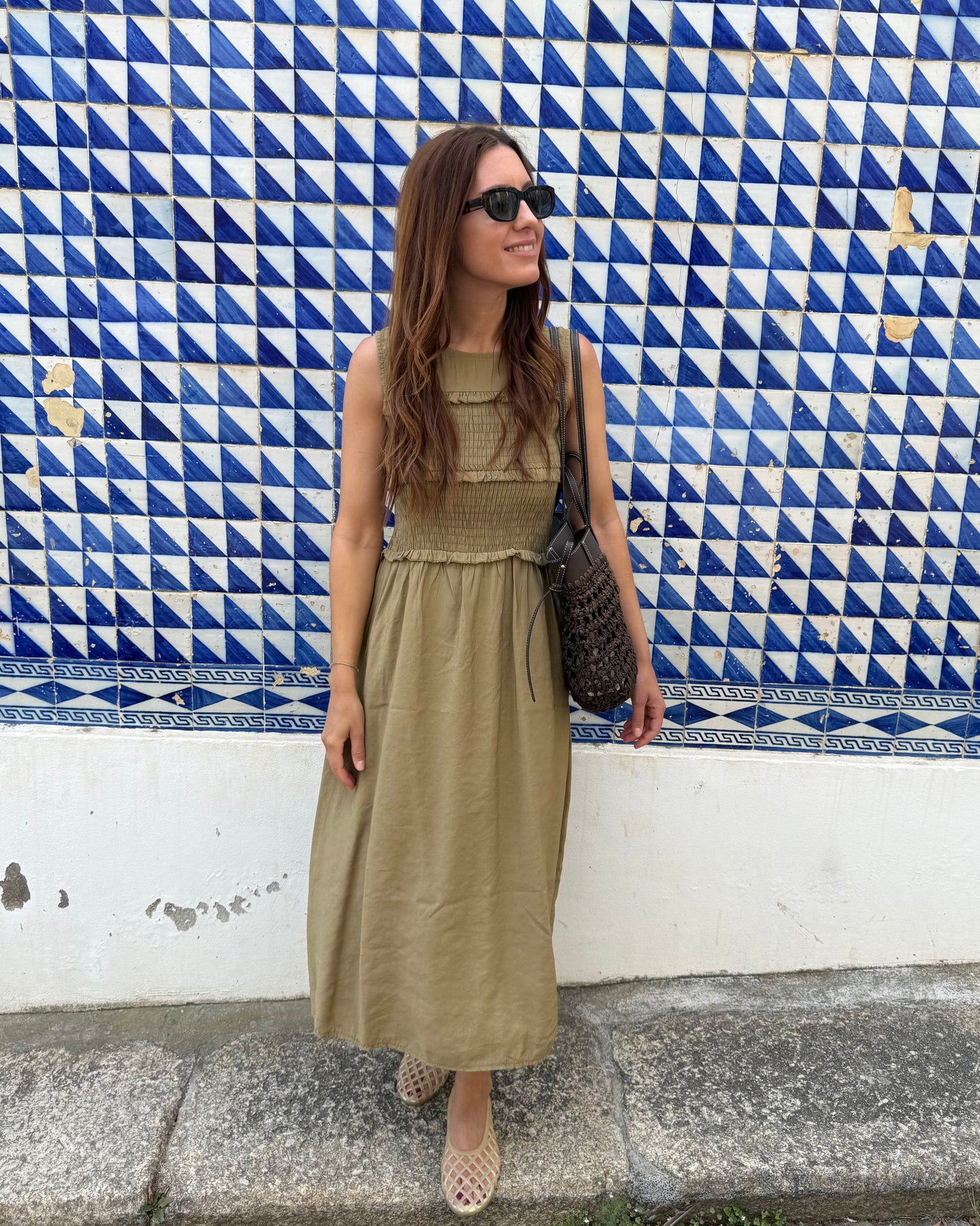 Vestido Zambujeira - Verde - Pré-venda (Envio até 06/08)