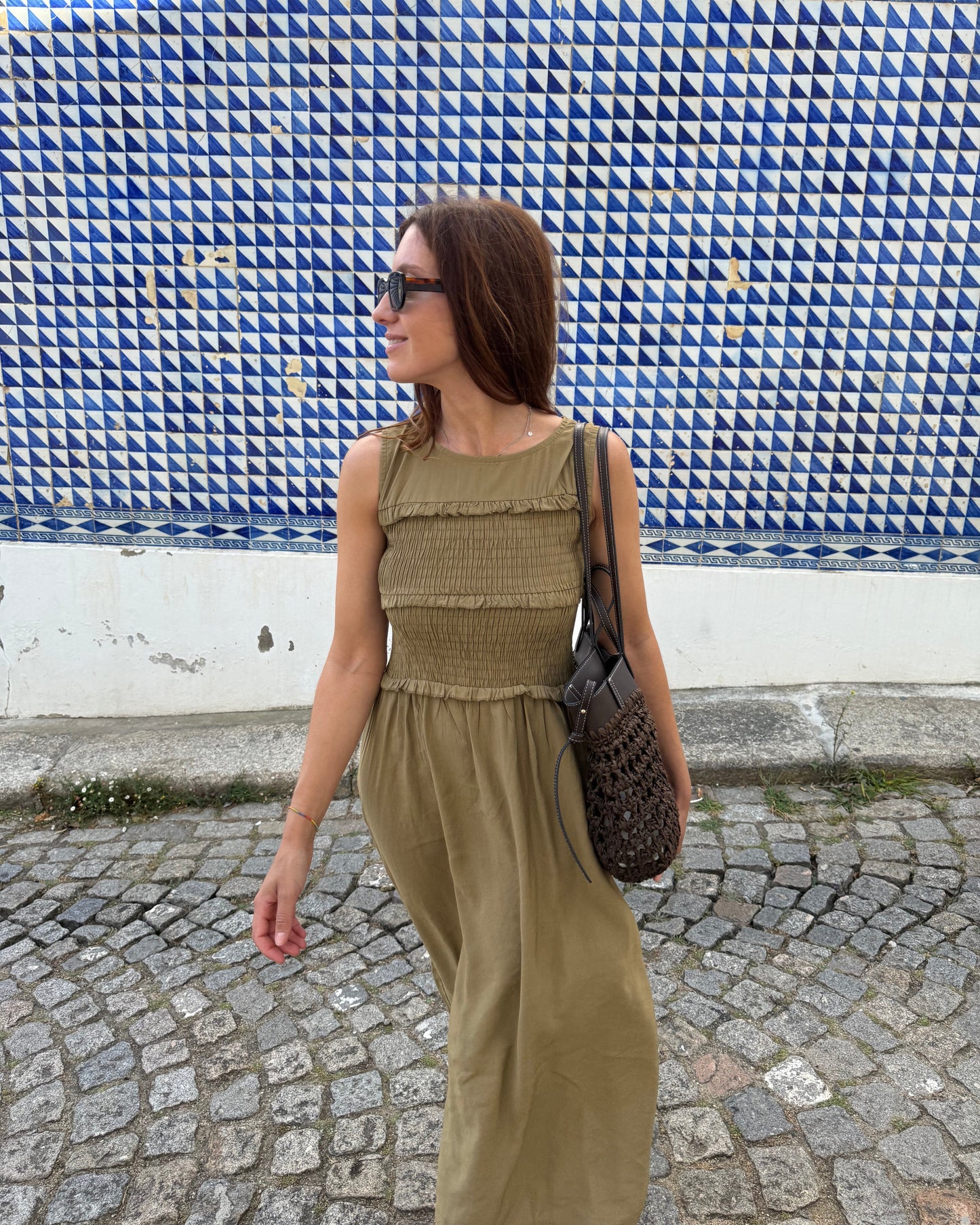 Vestido Zambujeira - Verde - Pré-venda (Envio até 06/08)