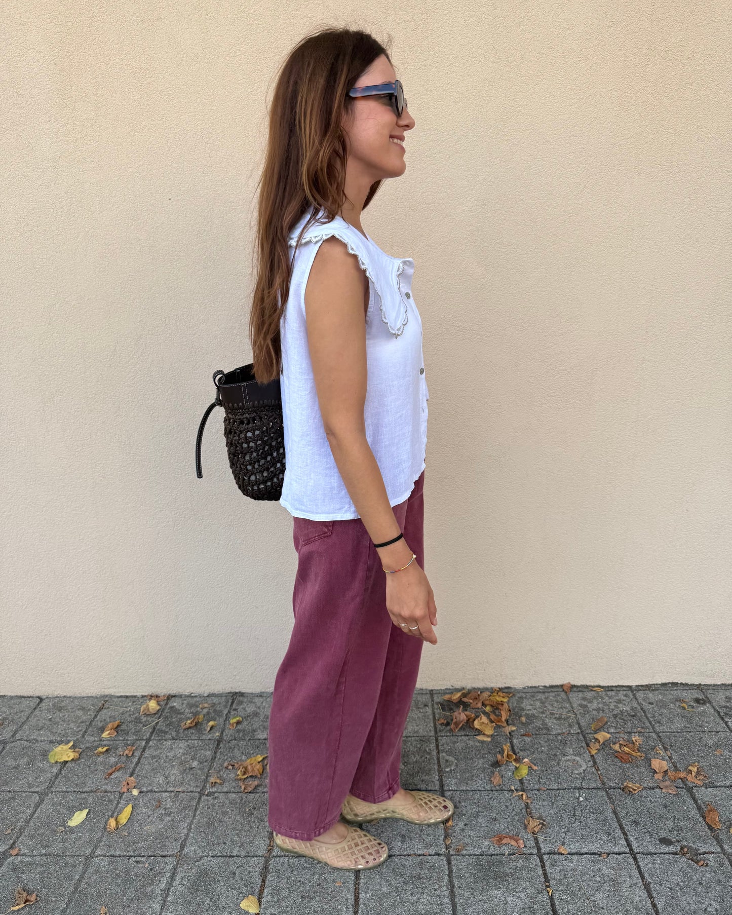 Jeans Bordeaux