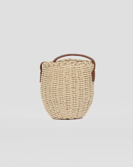 MALA BUCKET EFEITO PALHA