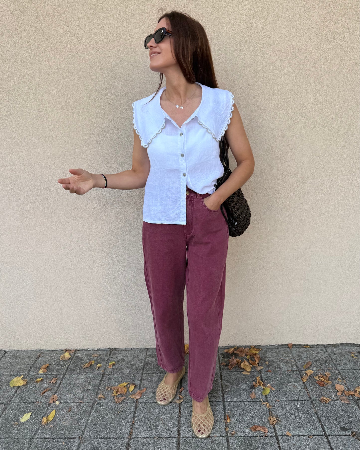 Jeans Bordeaux