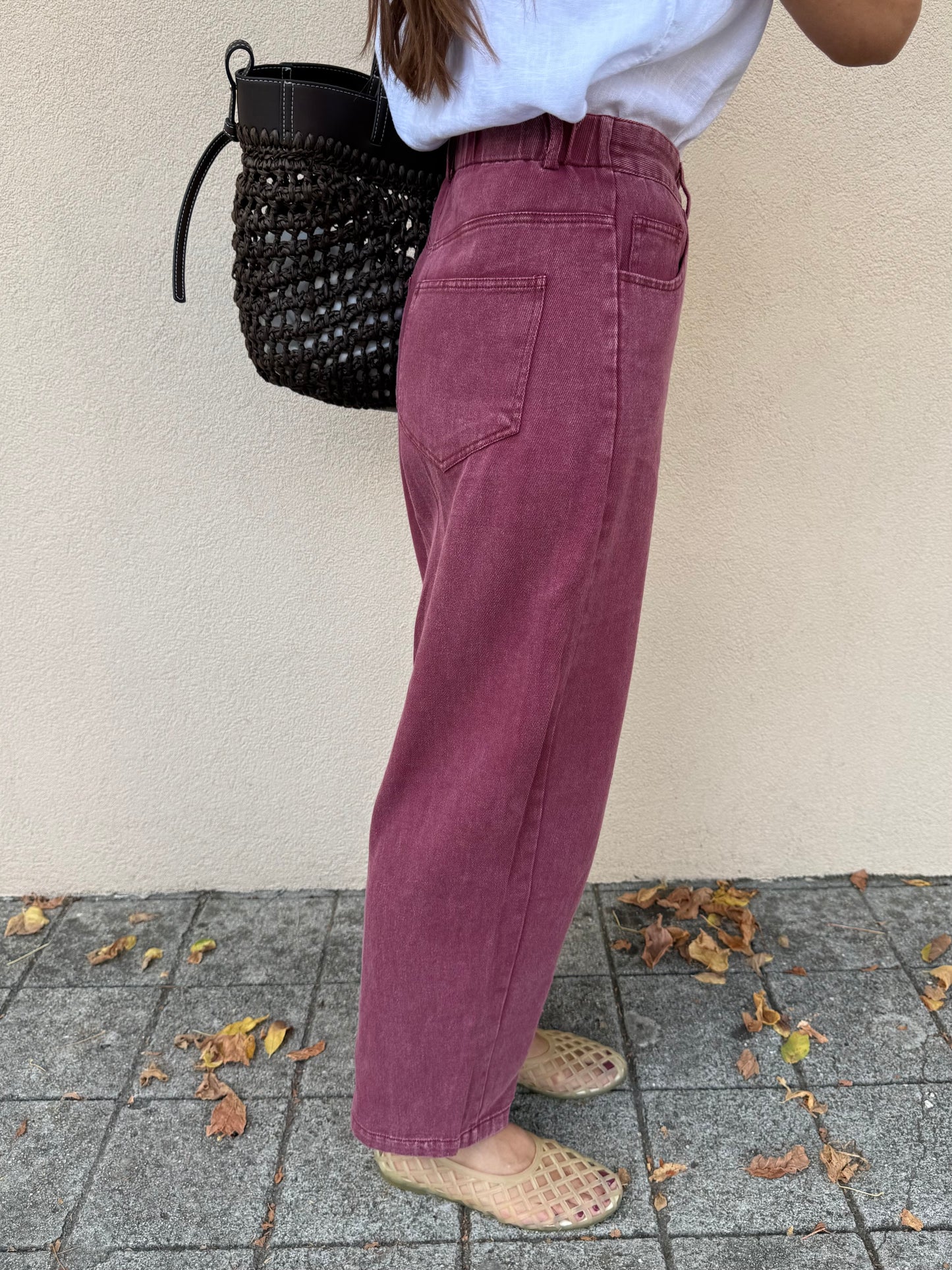 Jeans Bordeaux