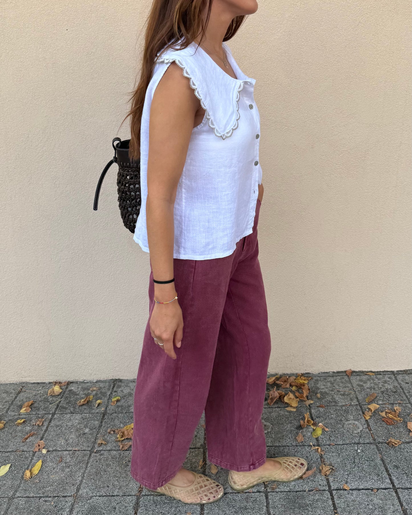 Jeans Bordeaux