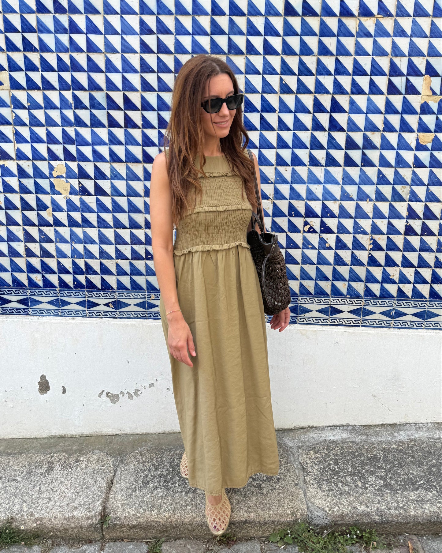Vestido Zambujeira - Verde - Pré-venda (Envio até 06/08)