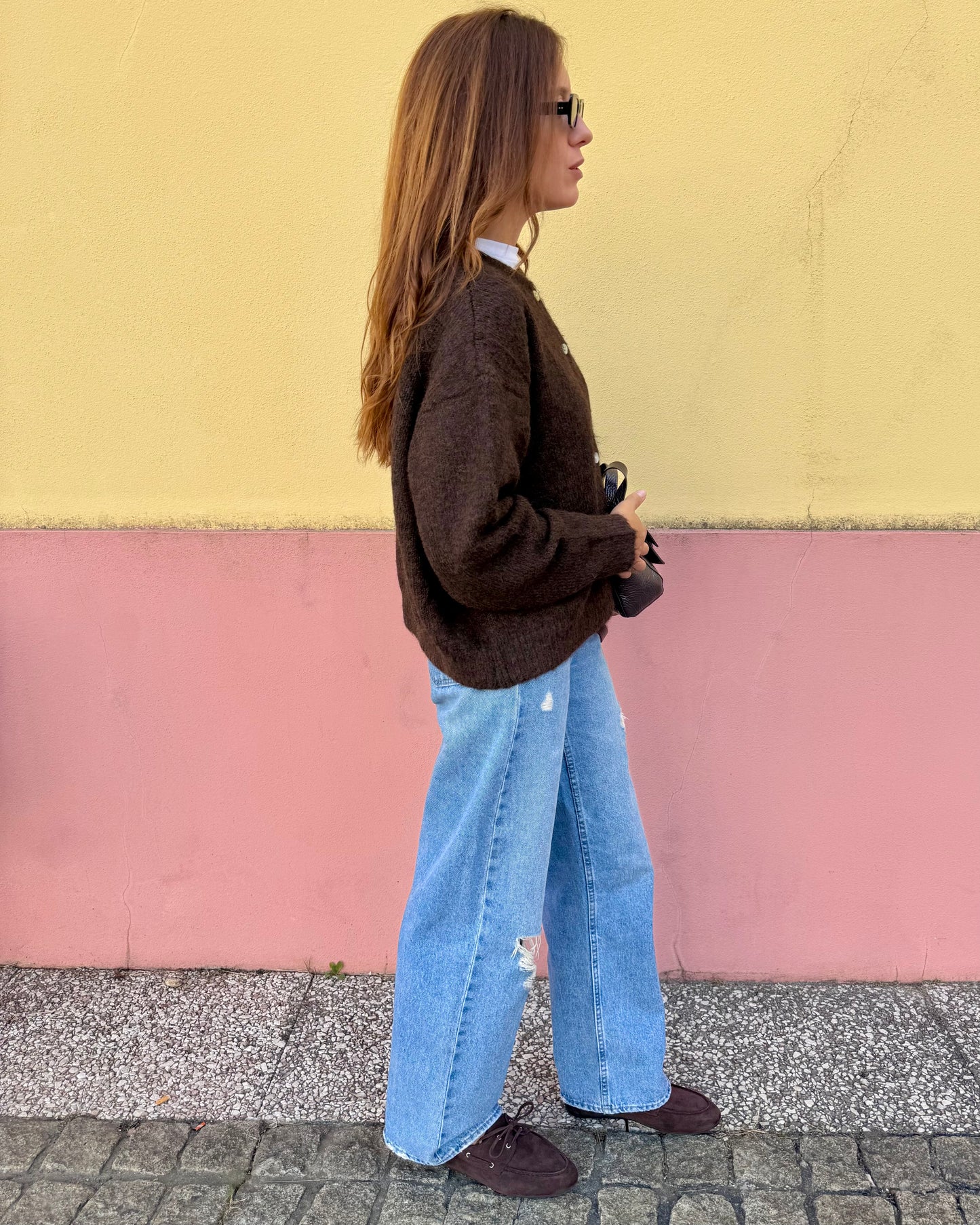 Cardigan Olívia - Castanho