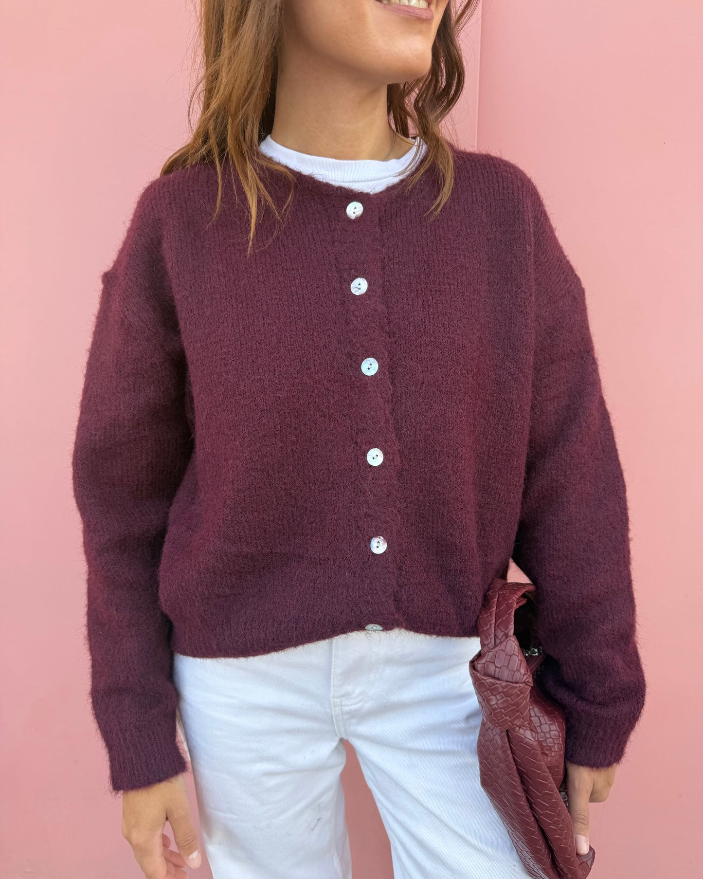 Cardigan Olívia - Burgundy