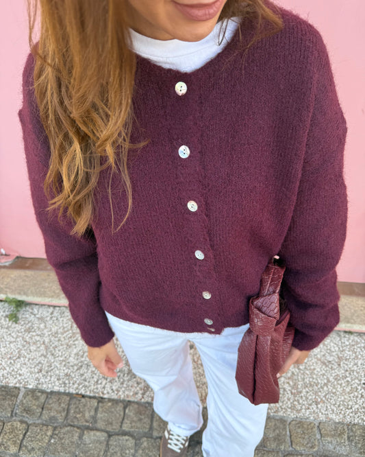 Cardigan Olívia - Burgundy