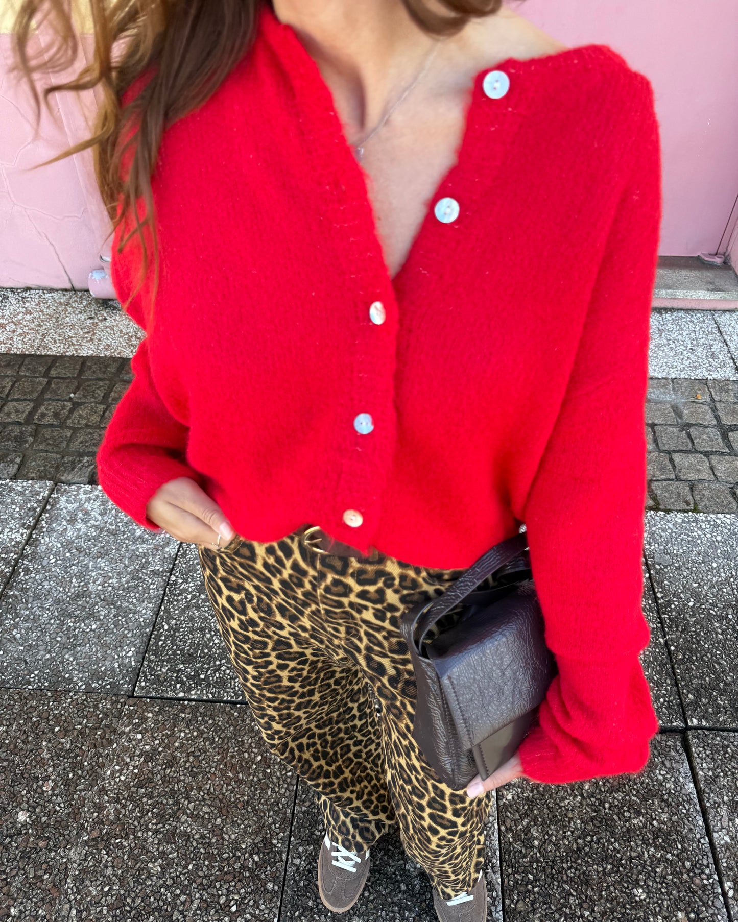 Cárdigan Olívia - Vermelho