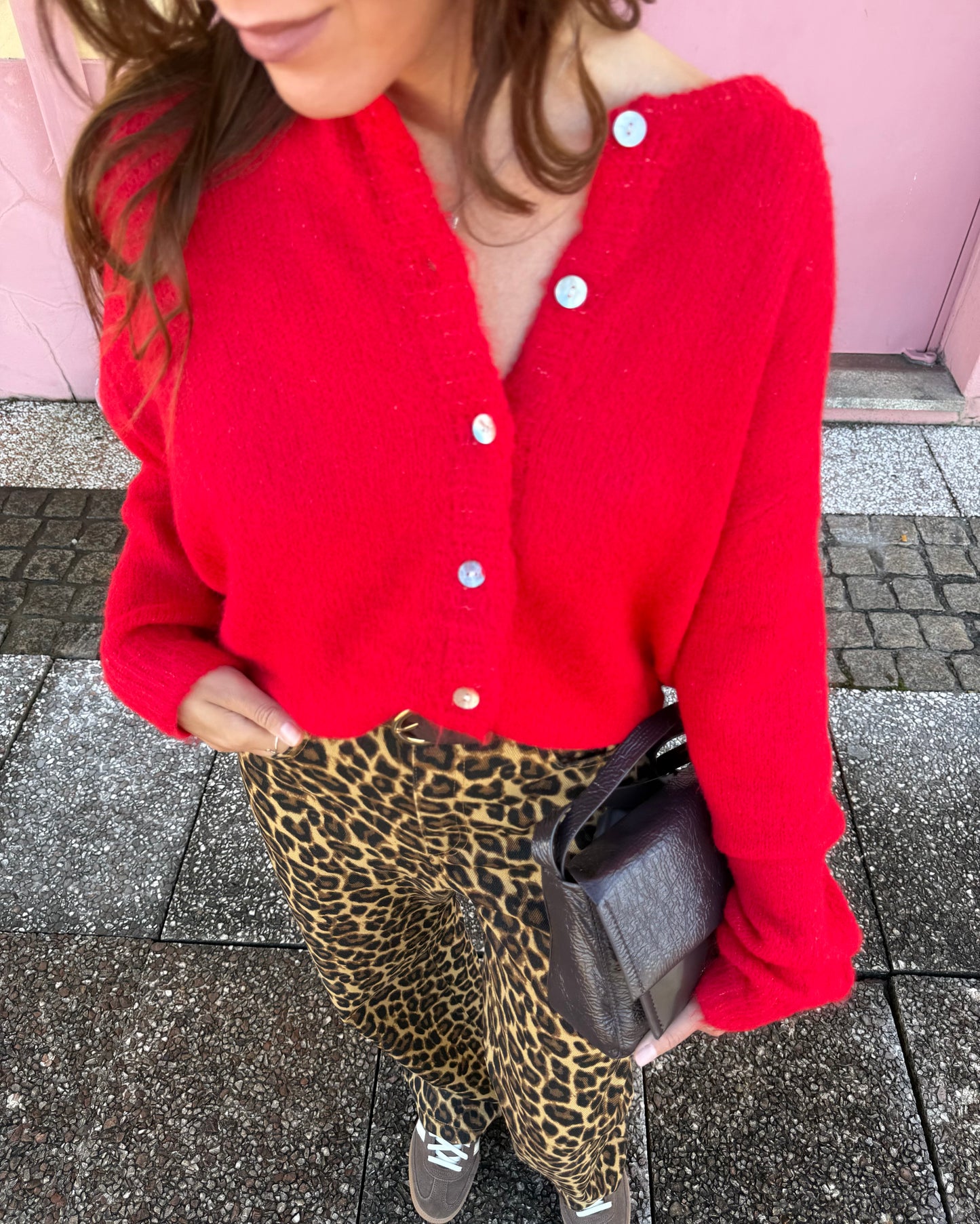 Cárdigan Olívia - Vermelho