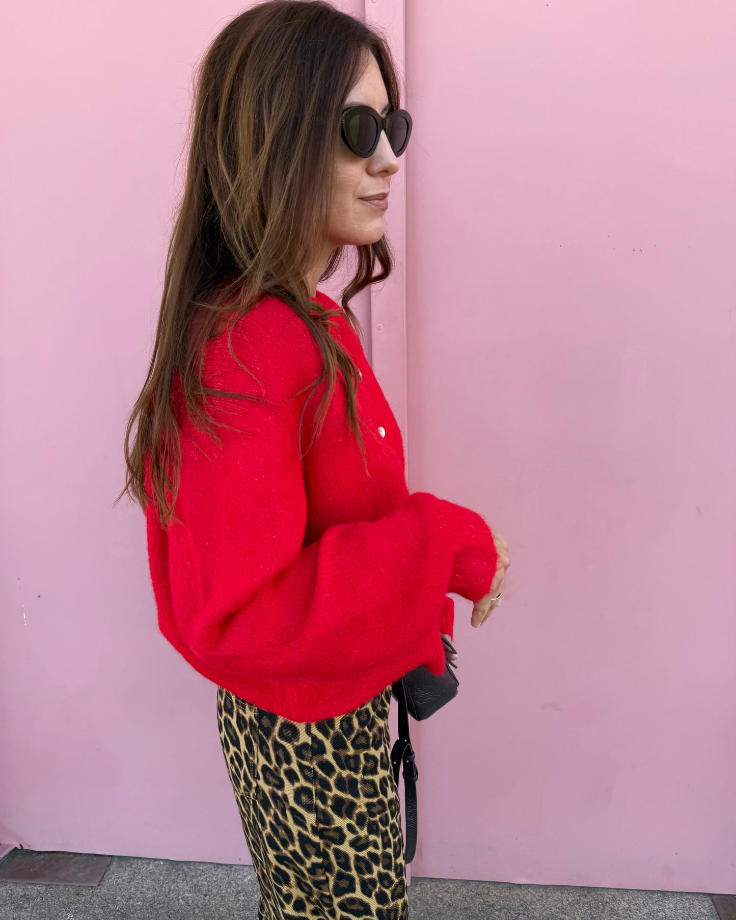 Cárdigan Olívia - Vermelho