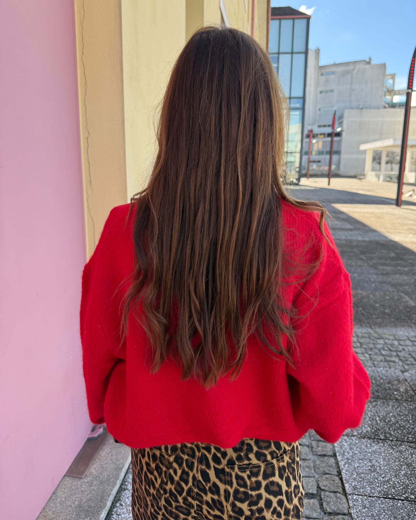 Cárdigan Olívia - Vermelho