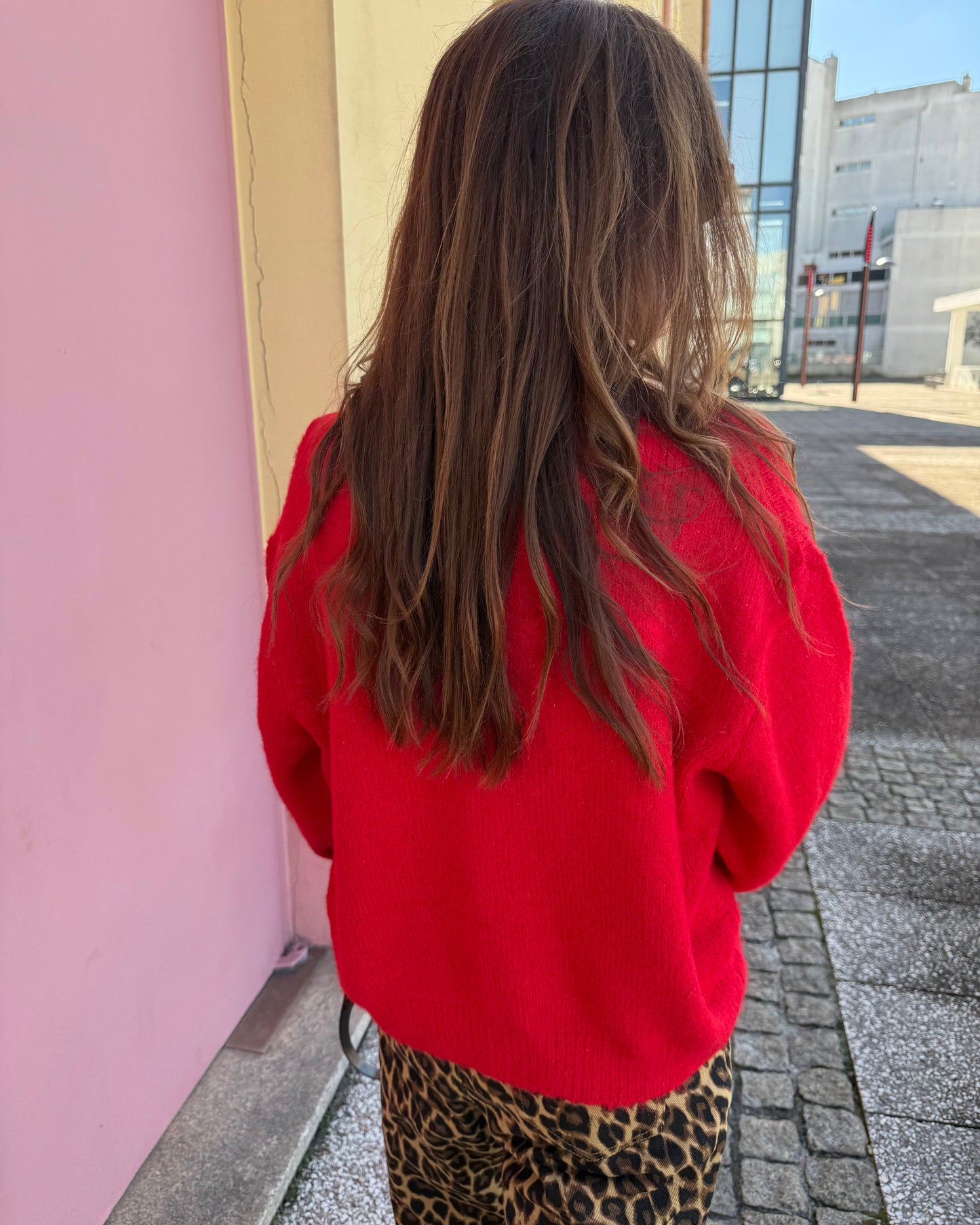 Cárdigan Olívia - Vermelho