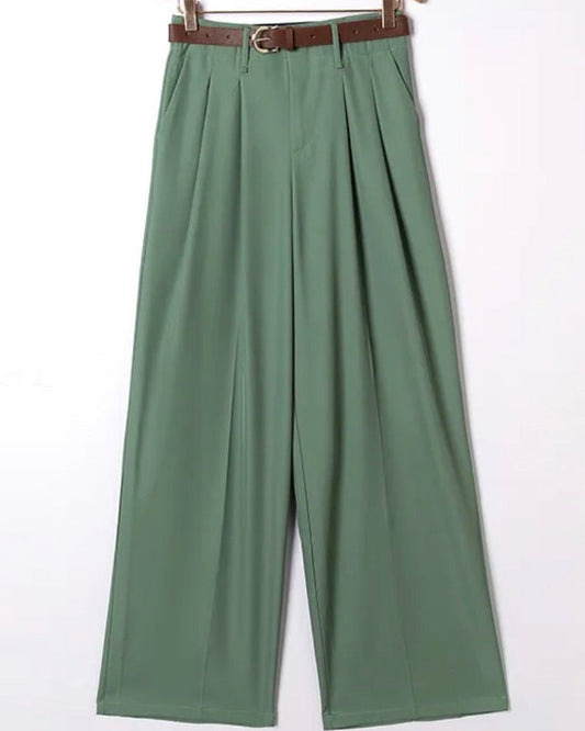 Calças de Alfaiataria Light - Verde