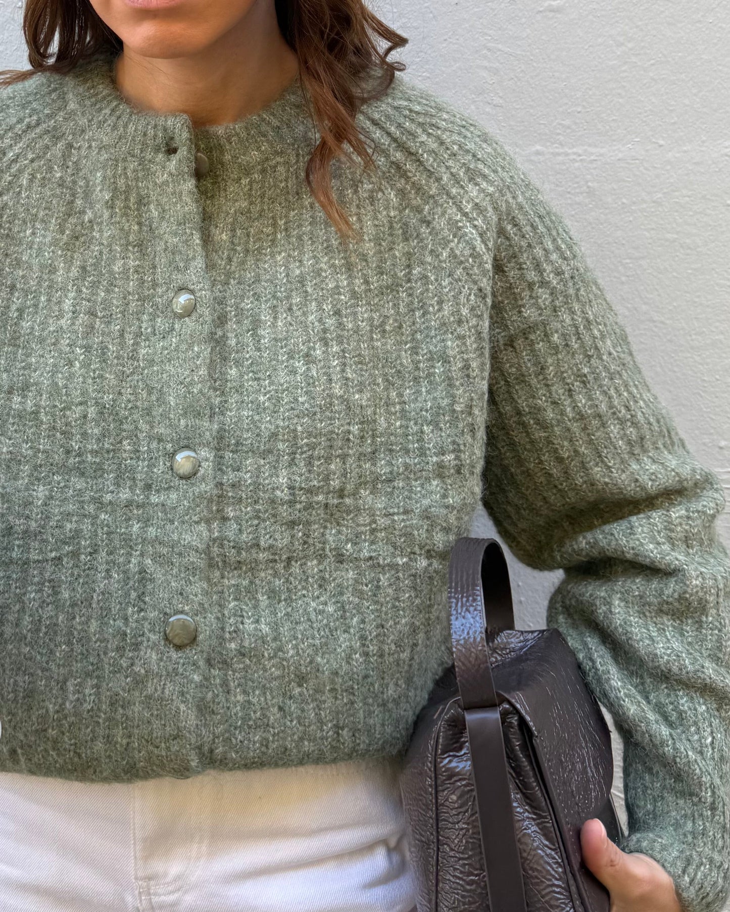 Cardigan Amélia - Verde - ( Pré-Venda - Envio até 09/12)