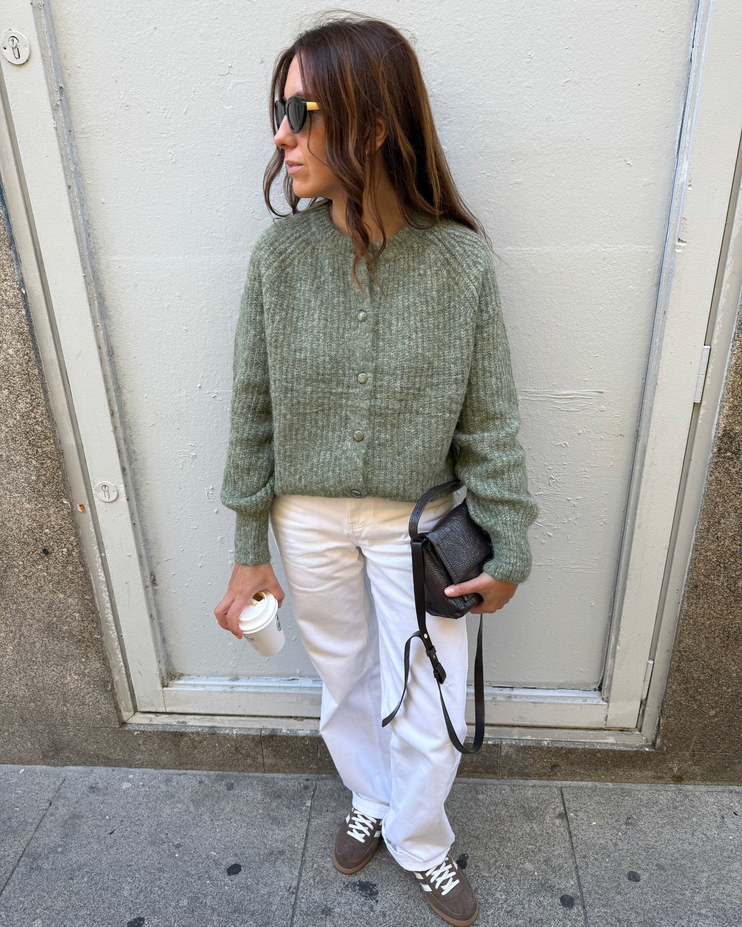 Cardigan Amélia - Verde - ( Pré-Venda - Envio até 09/12)