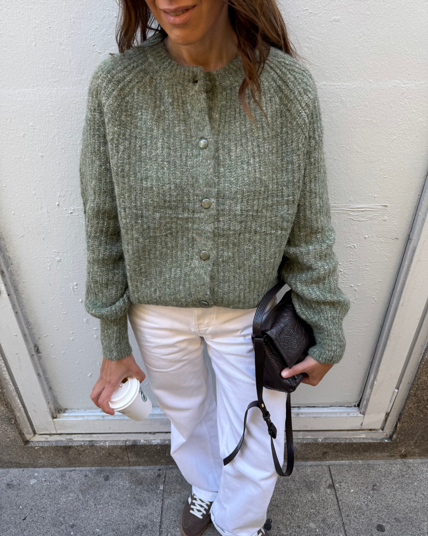 Cardigan Amélia - Verde - ( Pré-Venda - Envio até 09/12)