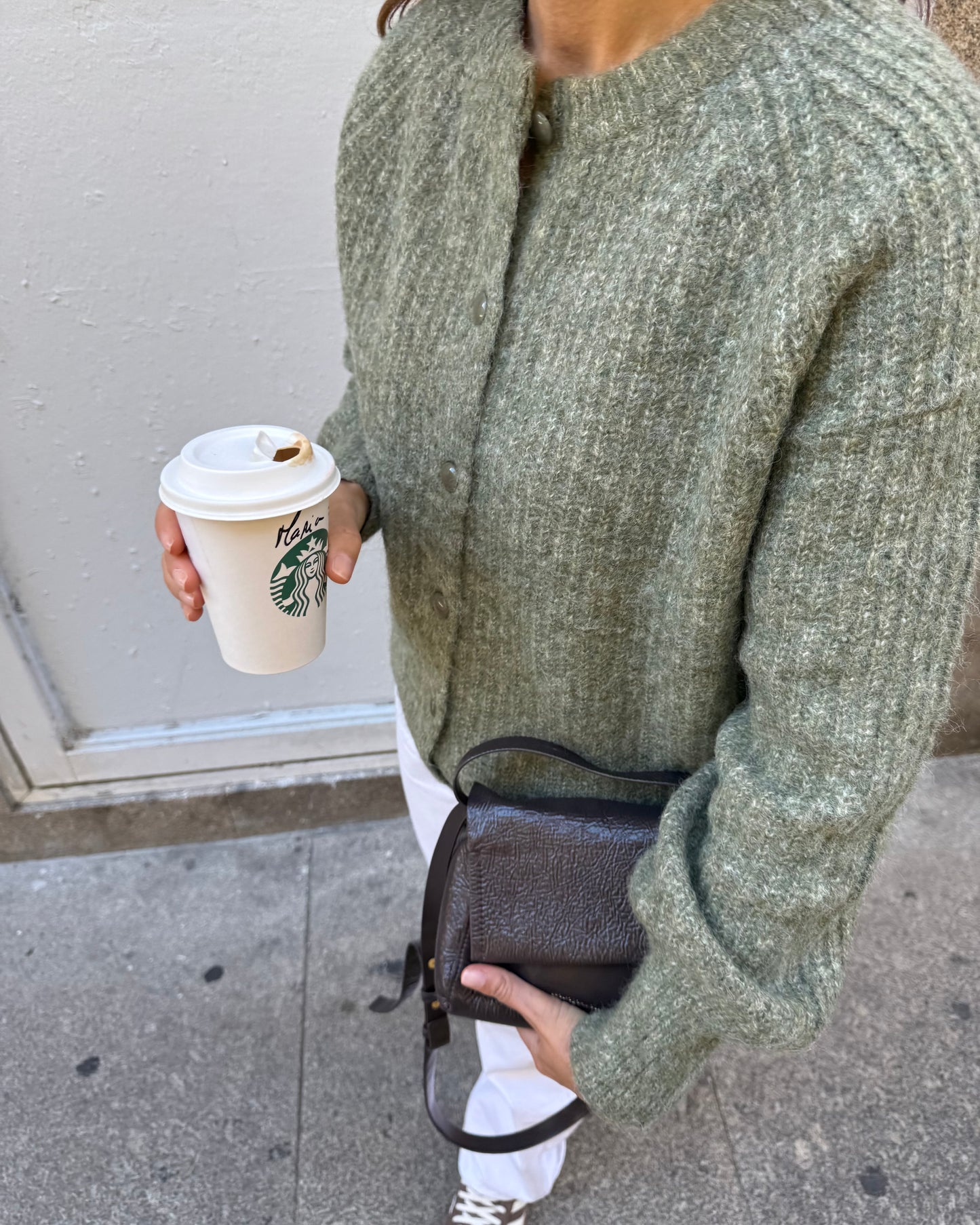 Cardigan Amélia - Verde - ( Pré-Venda - Envio até 09/12)