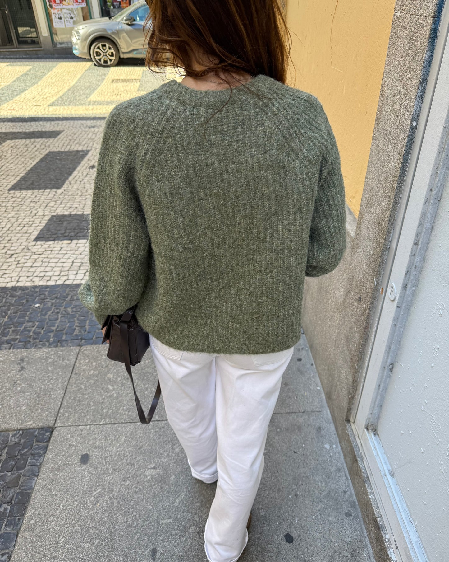 Cardigan Amélia - Verde - ( Pré-Venda - Envio até 09/12)