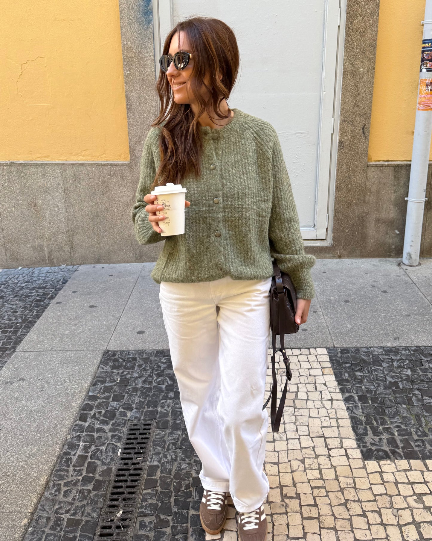 Cardigan Amélia - Verde - ( Pré-Venda - Envio até 09/12)