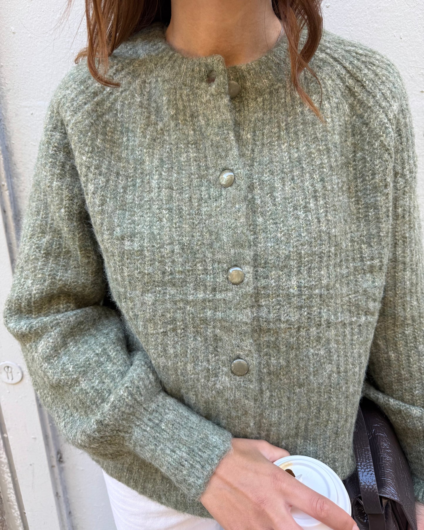 Cardigan Amélia - Verde - ( Pré-Venda - Envio até 09/12)