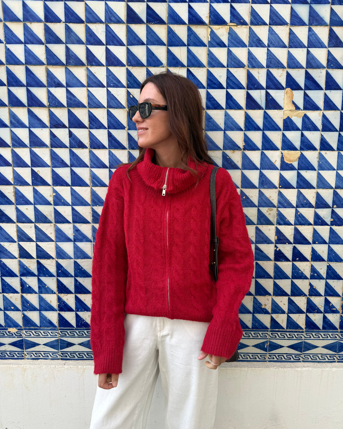 Cardigan Amália - Vermelho