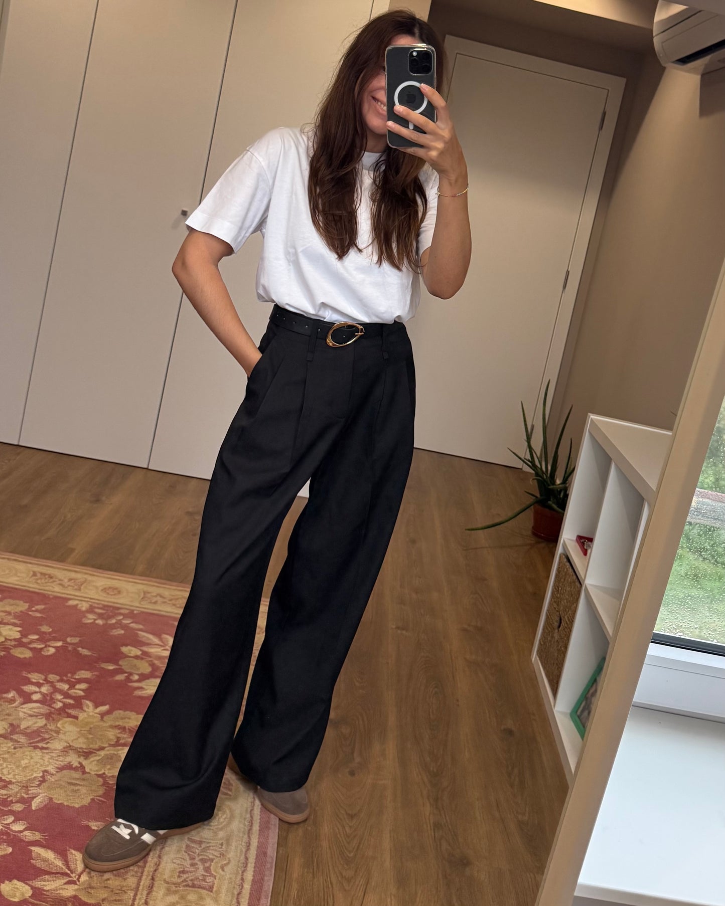 Calças de Alfaiataria Expresso - Preto