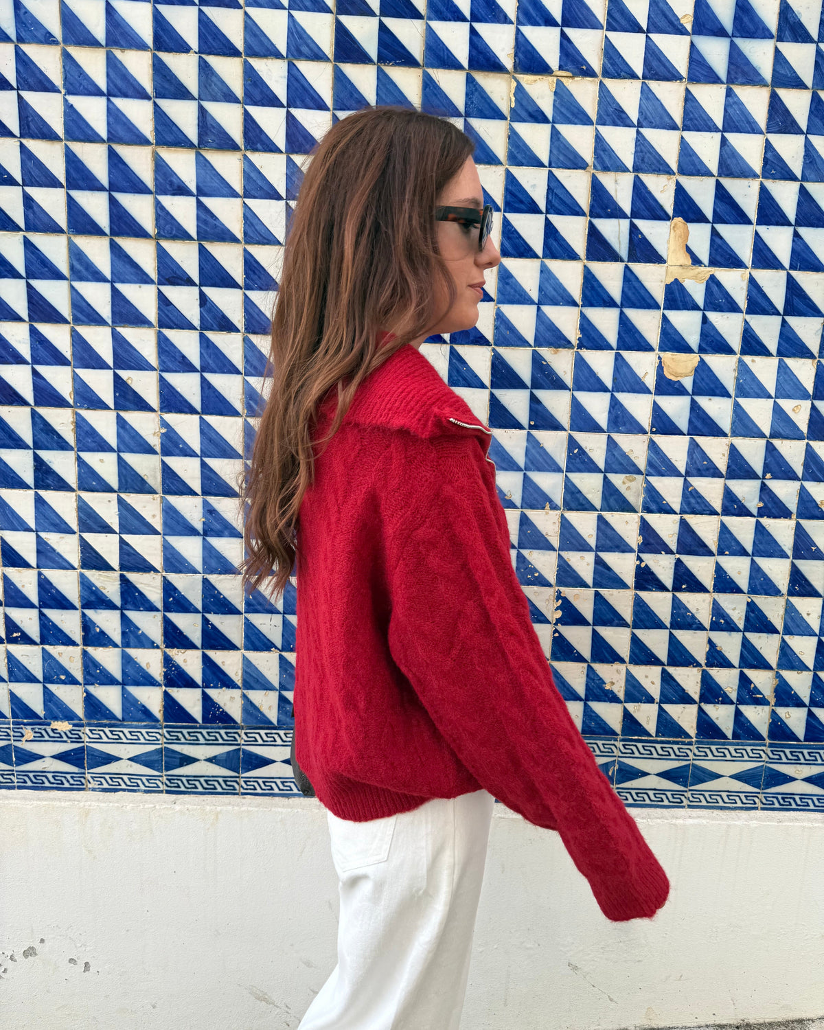 Cardigan Amália - Vermelho