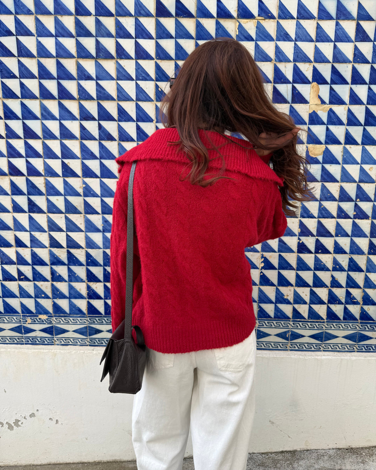 Cardigan Amália - Vermelho