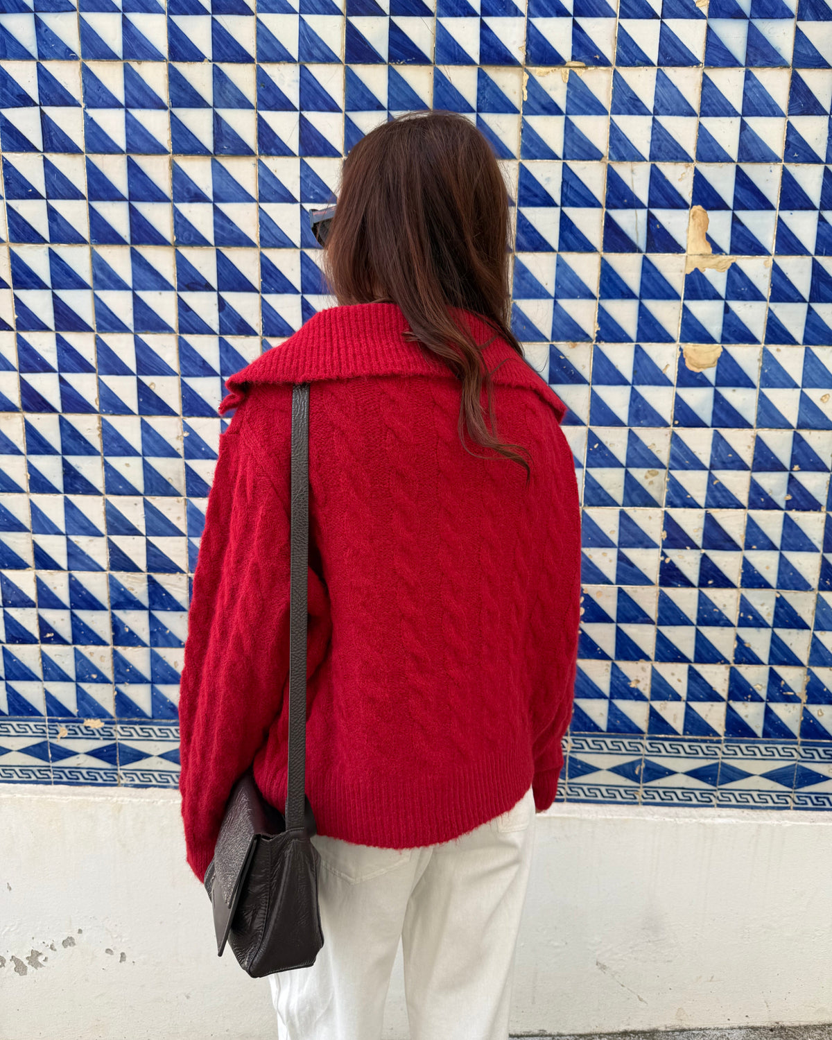 Cardigan Amália - Vermelho