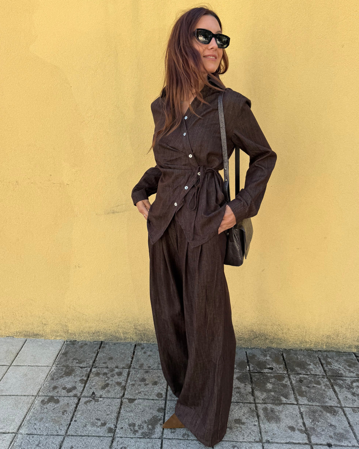 Conjunto Parisienne - Castanho
