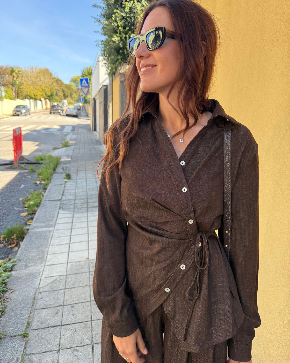 Conjunto Parisienne - Castanho