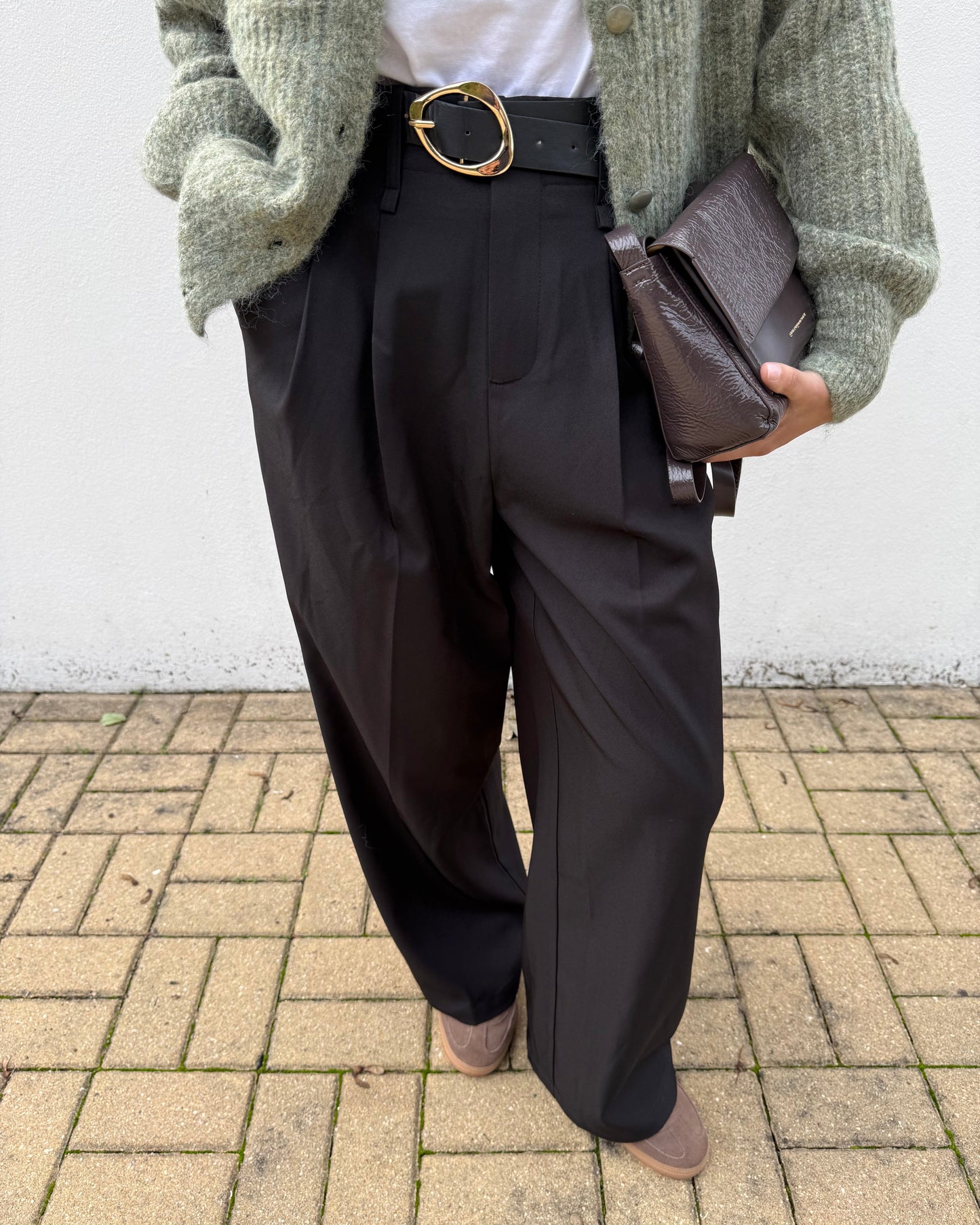 Calças de Alfaiataria Expresso - Preto