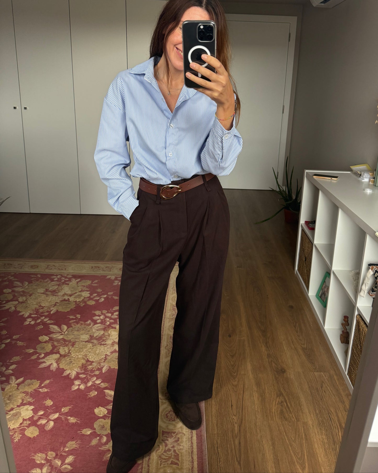 Calças de Alfaiataria Soft - Cofee - ( Pré-Venda - Envio até 09/12)