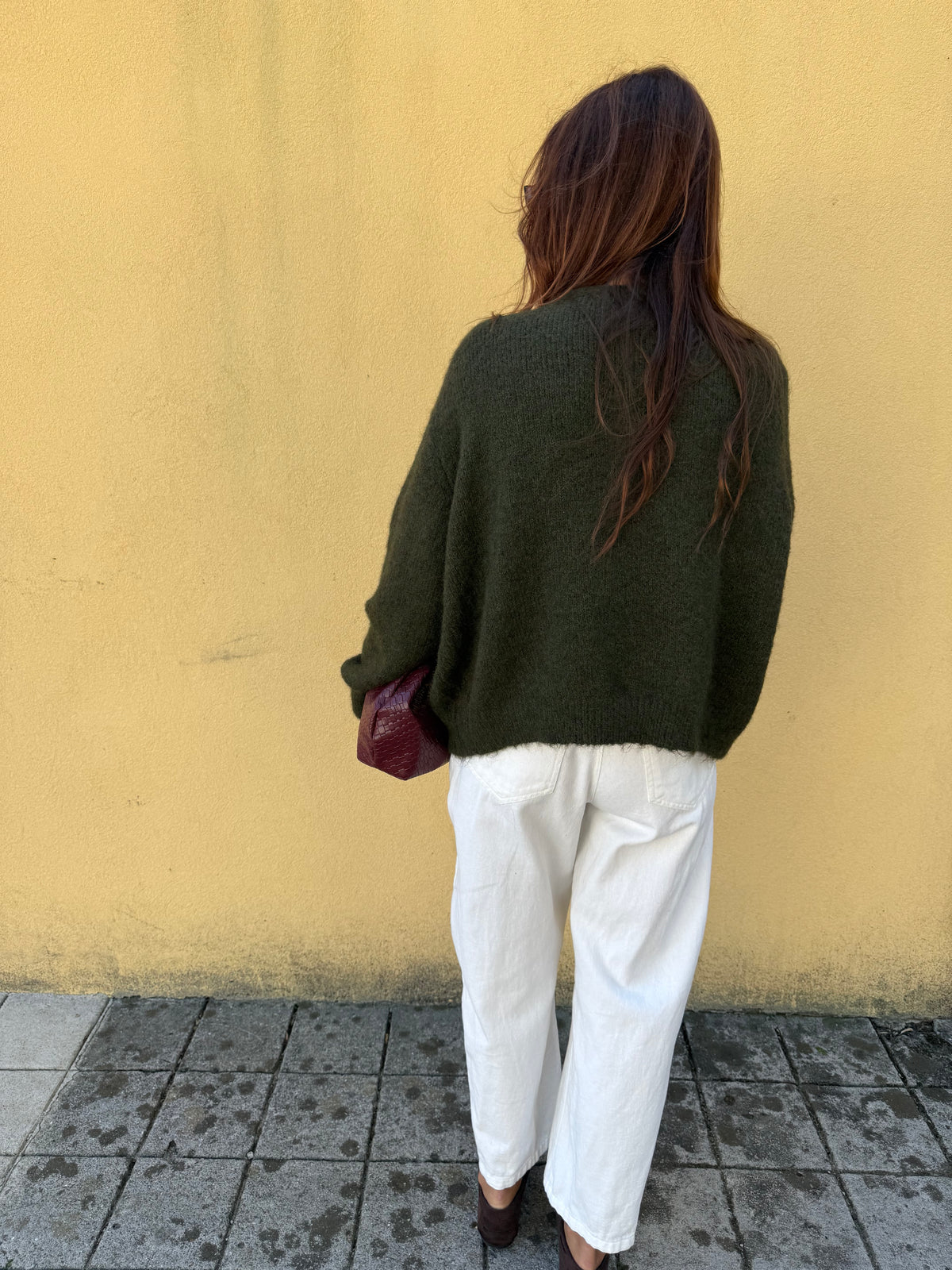 Cardigan Olívia - Verde Azeitona