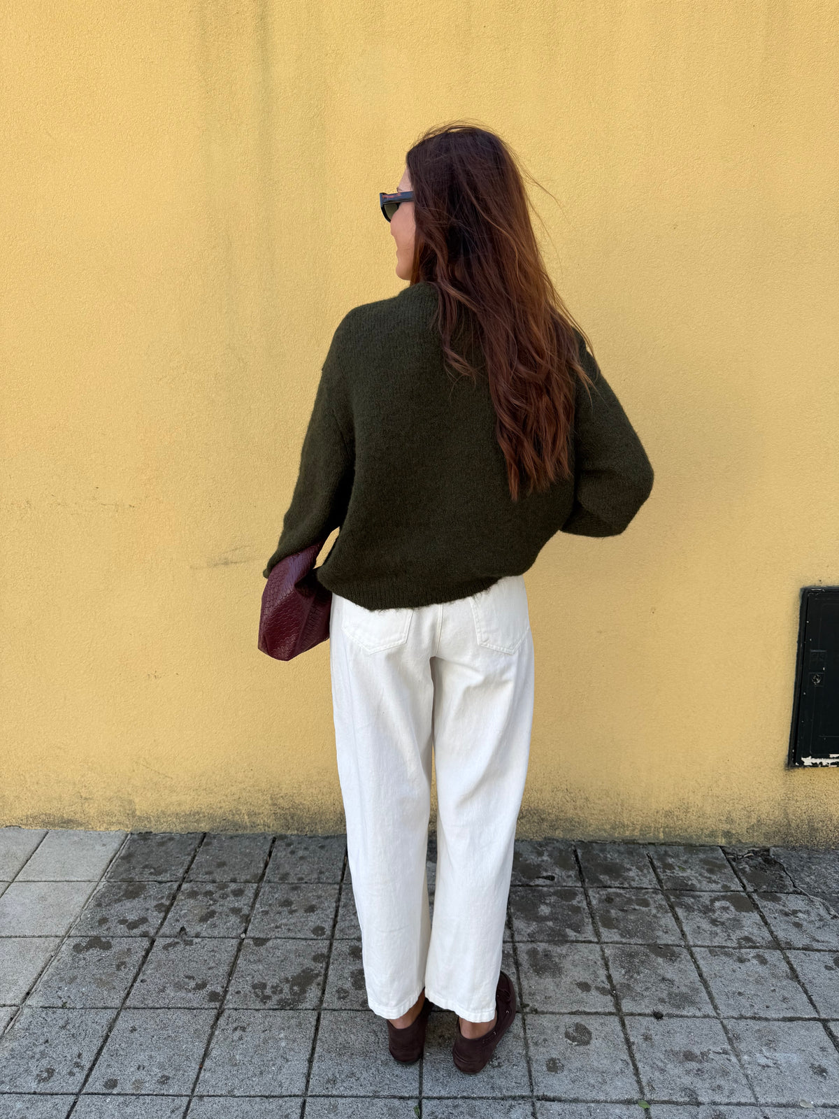 Cardigan Olívia - Verde Azeitona