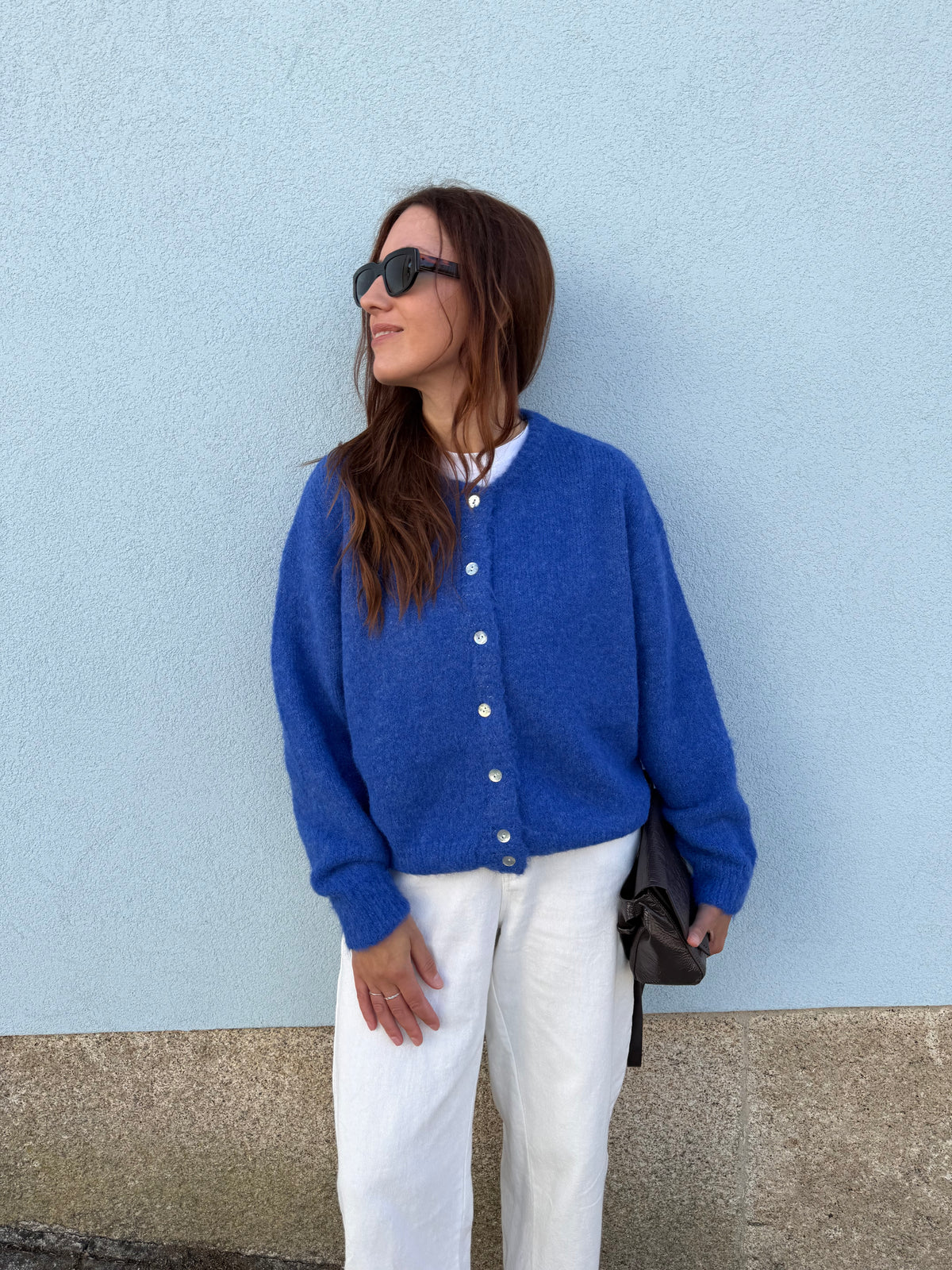 Cardigan Olívia - Azul