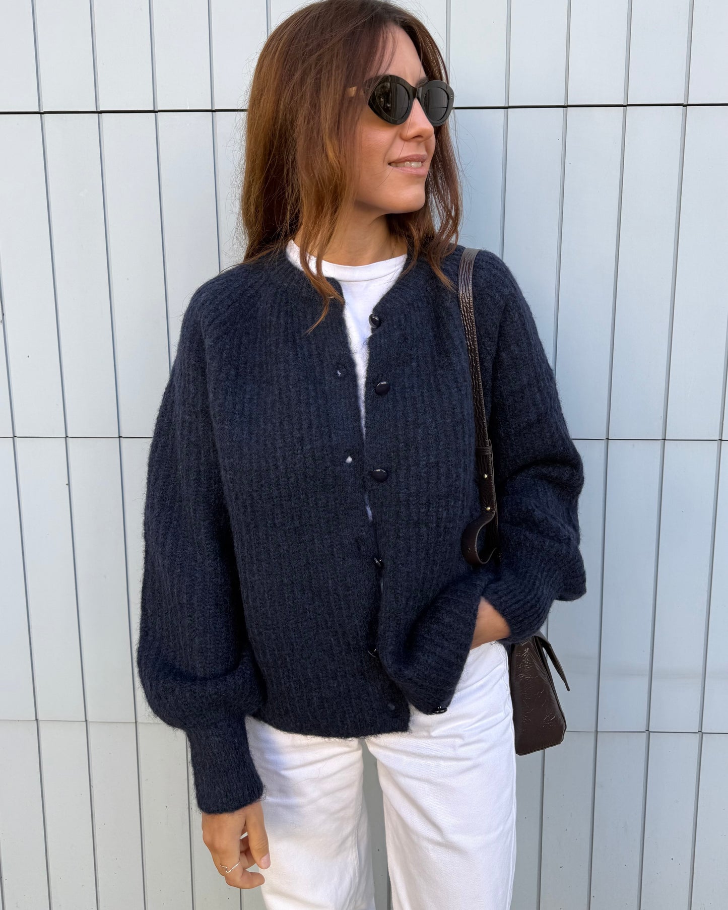 Cardigan Amélia - Azul Marinho