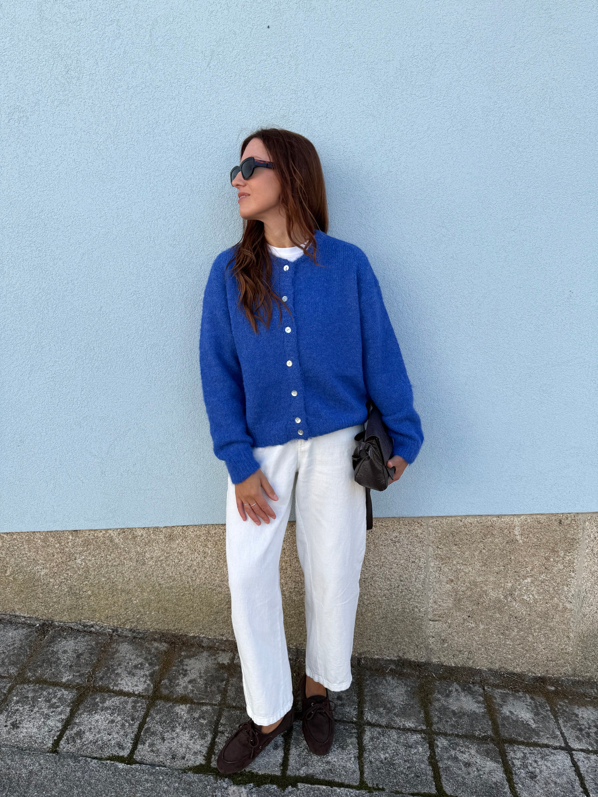 Cardigan Olívia - Azul