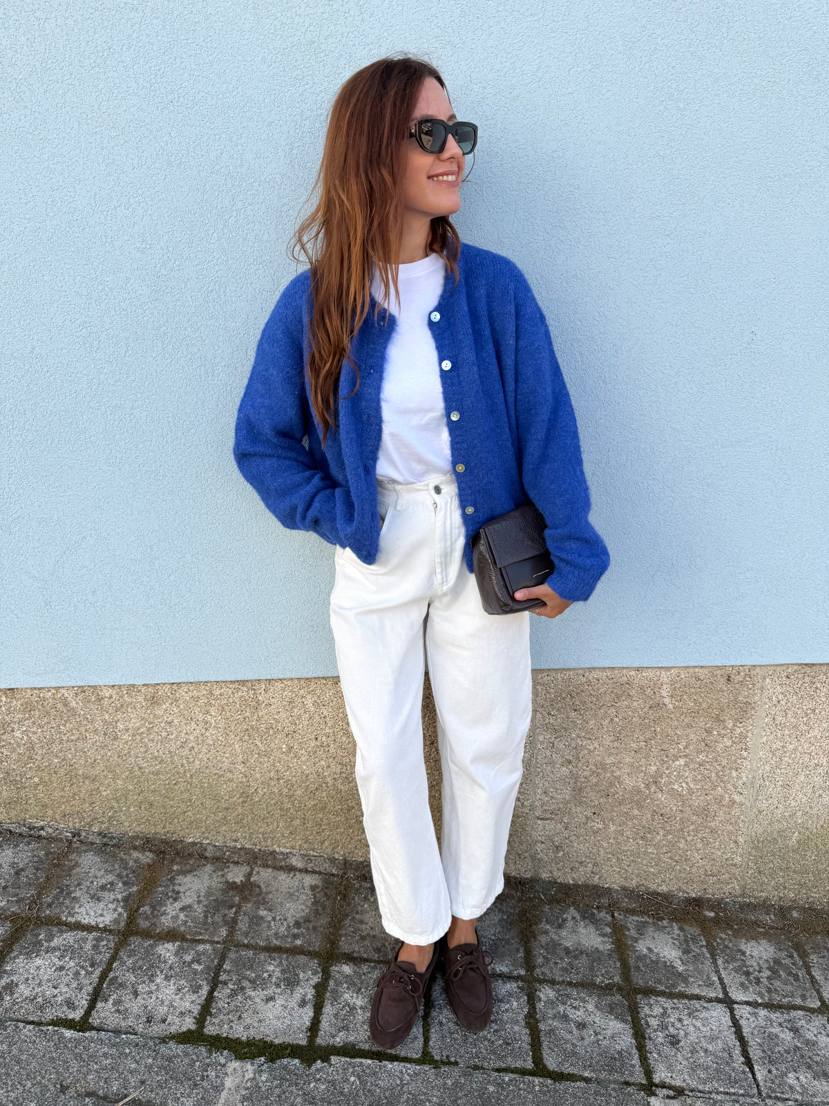 Cardigan Olívia - Azul