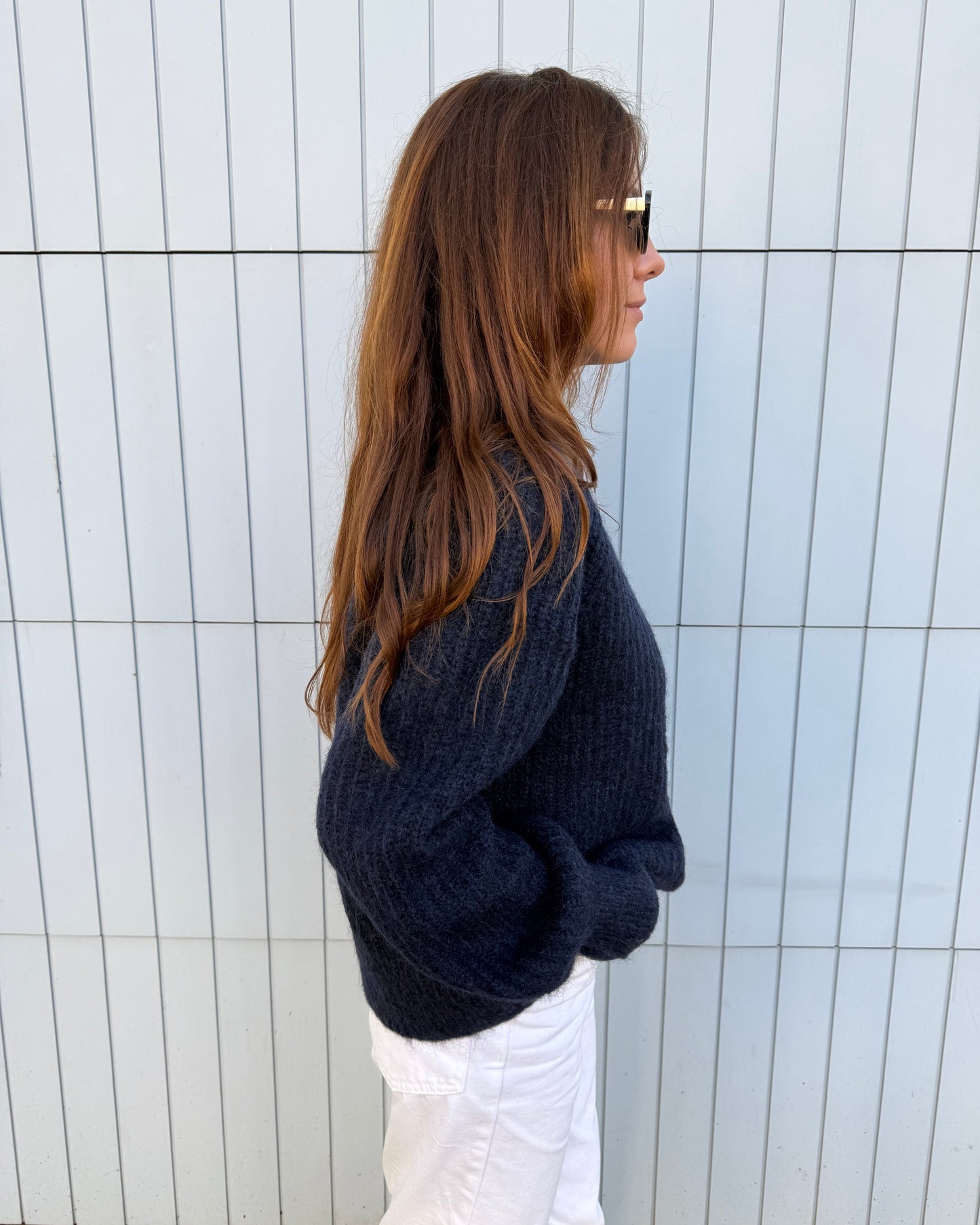 Cardigan Amélia - Azul Marinho