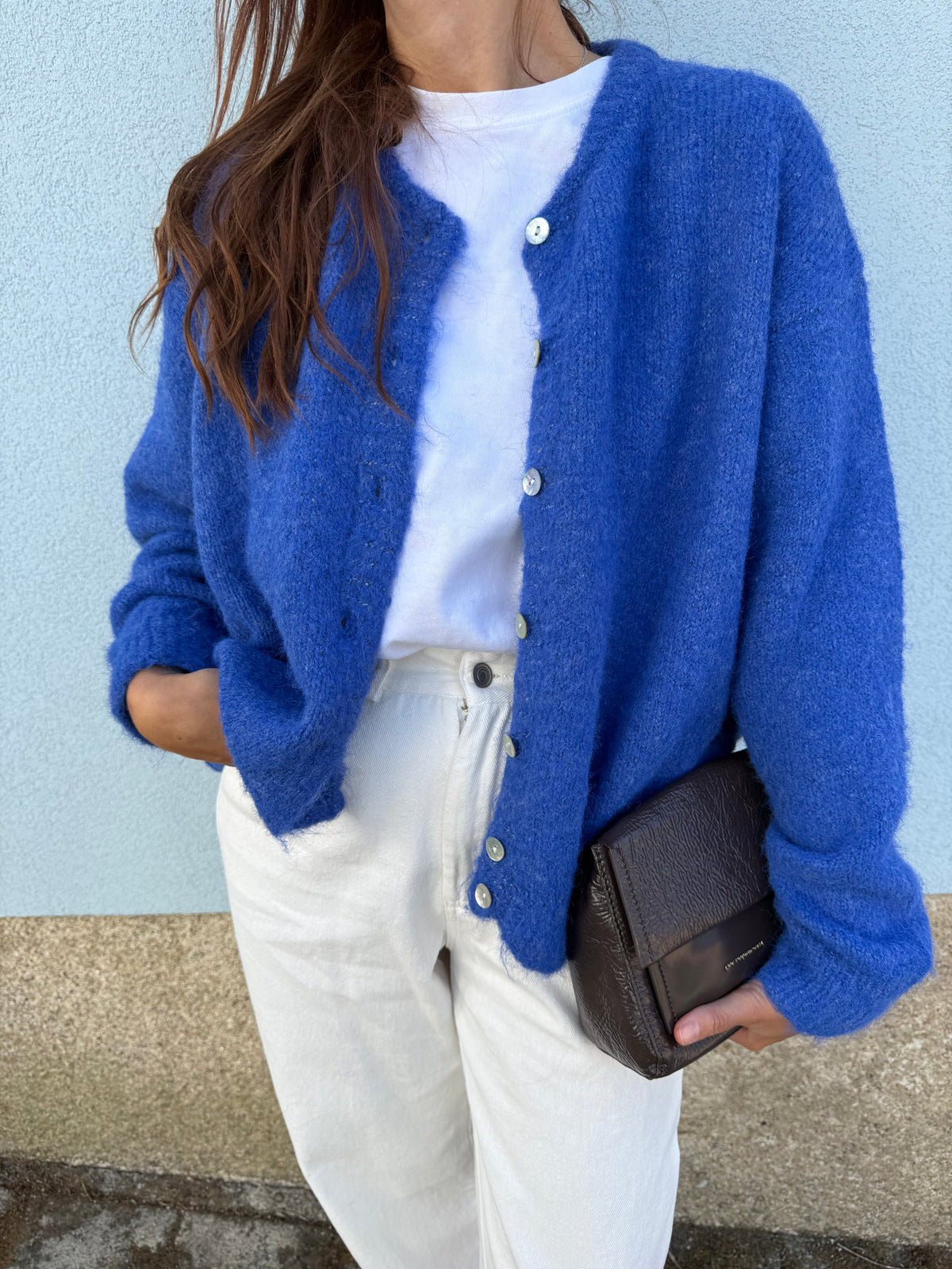 Cardigan Olívia - Azul