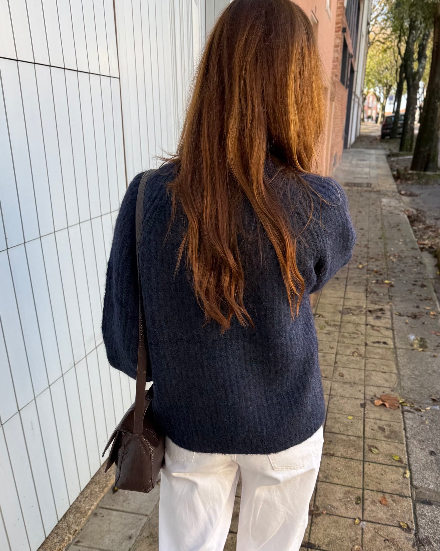 Cardigan Amélia - Azul Marinho