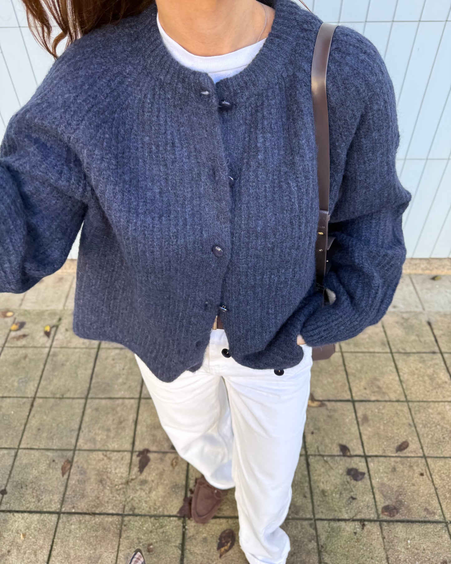 Cardigan Amélia - Azul Marinho
