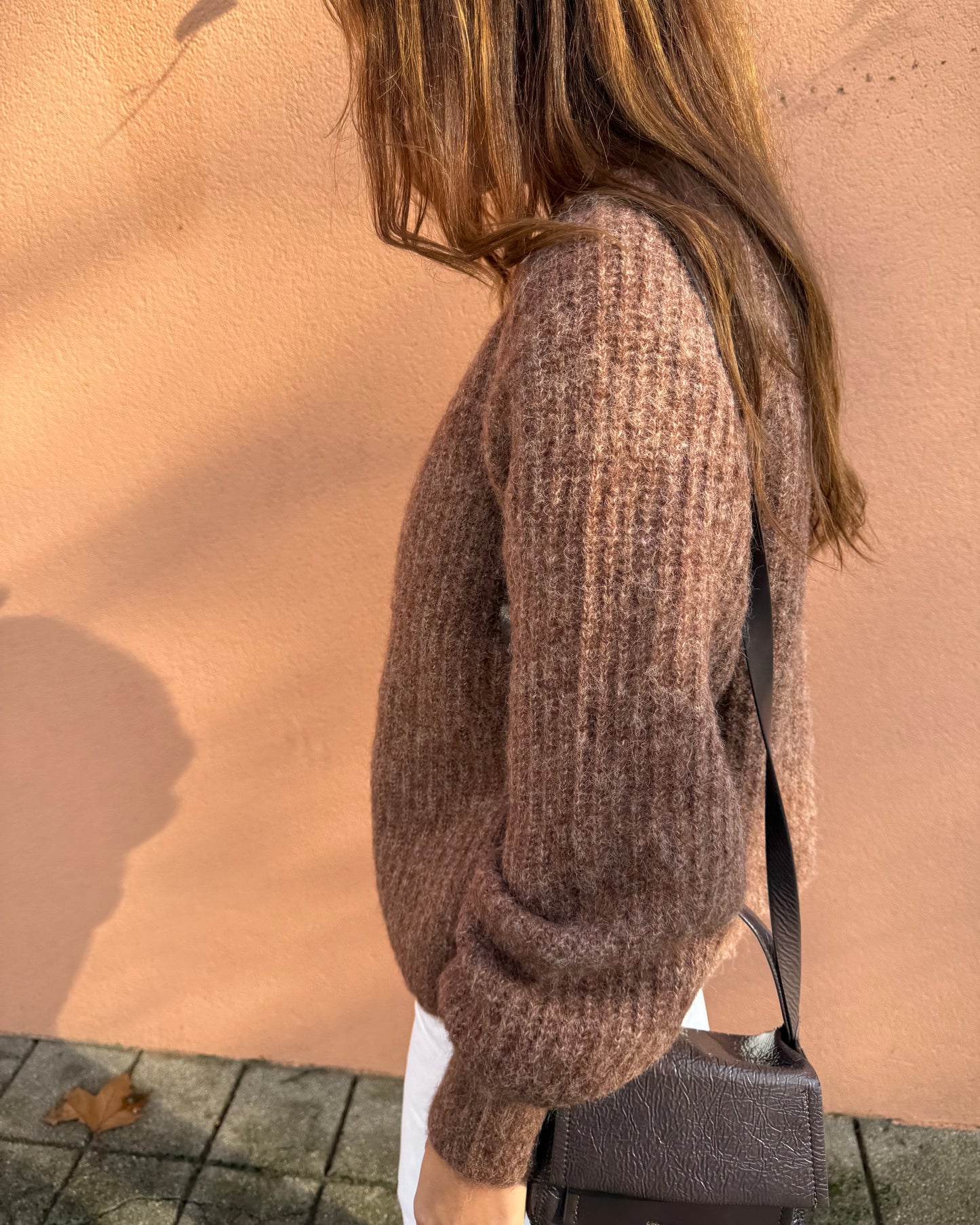 Cardigan Amélia - Castanho ( Pré-venda - Envio até 09/12)
