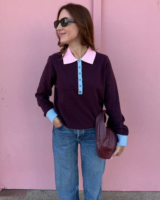 Polo Nina - Bordeaux