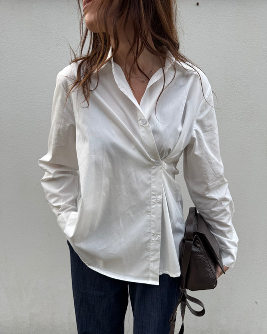 Camisa Popeline em Branco